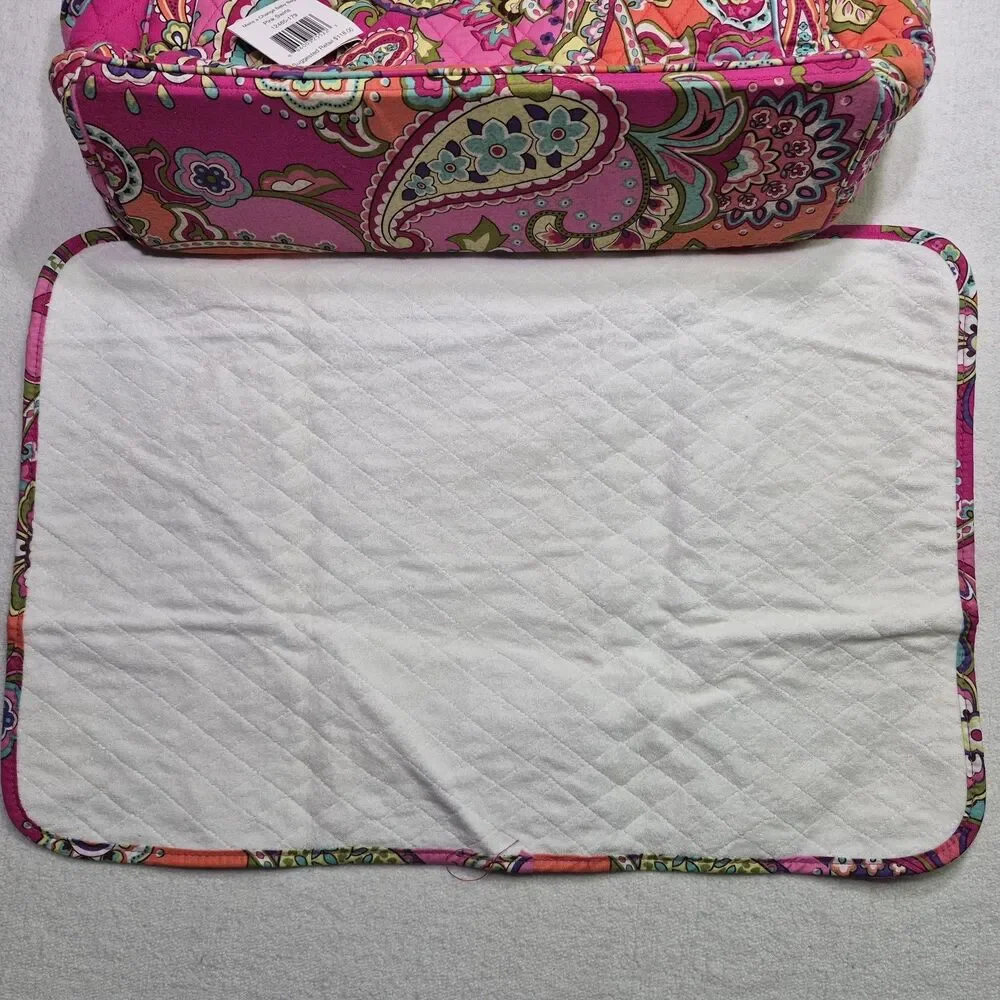VERA BRADLEY Make A Change Baby Diaper Bag PINK SWIRLS NWT